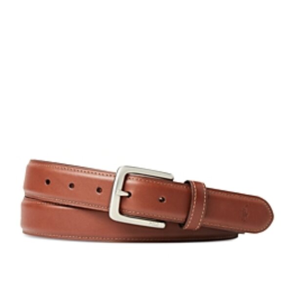 Polo Ralph Lauren Men's Suffield Leather Belt Tan - Picture 1 of 2